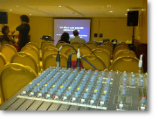 Consola de sonido